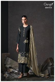 Ganga zenaida 5414 zubeda dress material wholesale